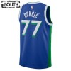 Canotte Bambino Dallas Mavericks Luka Doncic 77 Nike 2022-23 City Edition Blu Swingman